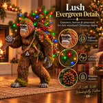 Lighted Woodland Bigfoot Christmas Porch Decor