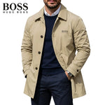 Button Front Collared Coat