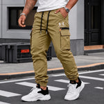 Mens Multi Pocket Cargo Jogger Trousers