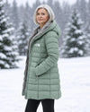 Fleece Lined Quilted Coat