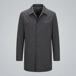 Button Front Collared Coat